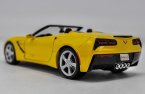 Yellow 1:24 Scale Maisto Diecast Chevrolet Corvette Model