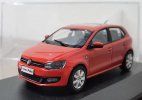 Red / Blue 1:43 Scale Diecast 2012 VW New Polo Model