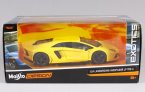 1:24 Yellow Maisto Diecast Lamborghini Aventador LP700-4 Model