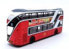 Kids Red Diecast London New Routemaster Double Decker Bus Toy