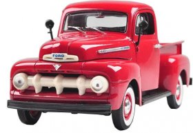 Red 1:18 Scale Welly Die-Cast 1951 Ford F-1 Pickup Model