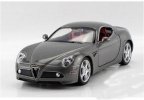 White / Yellow / Gray / Red 1:32 Diecast Alfa Romeo 8C Toy