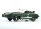 Deep Green Vintage Medium Scale Tinplate 1957 Jaguar XKSS Model