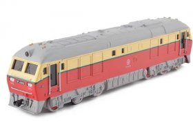 1:87 Scale Kids Red / Green / Blue Locomotive Toy