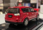 1:43 Scale Red Diecast 2007 Mitsubishi Outlander EX 2.4 Model