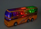 Kids Yellow Plastics Electric Double Decker Bus Toy