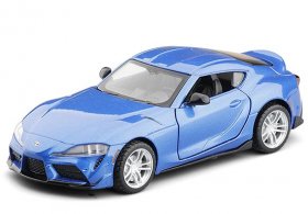 Blue / White / Yellow Kids 1:31 Diecast Toyota GR Supra Toy