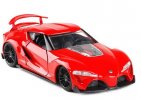 Kids 1:32 Red / White / Black / Yellow Diecast Toyota FT-1 Toy