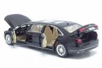 Kids Black / Wine Red Diecast Audi A8 Extended Car Toy