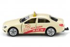 Mini Kids Creamy White SIKU 1502 Diecast Mercedes Benz Taxi Toy