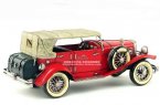 1:14 Scale Red Retro Tinplate 1933 Duesenberg Model J Car