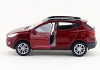 Kids 1:36 Scale Wine Red / White Diecast Hyundai Tucson ix35 Toy