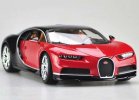 1:18 Scale Bburago Red / Blue Diecast Bugatti Chiron Model