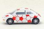 Black / Blue / Red Kids 1:32 Scale Diecast VW Beetle Toy