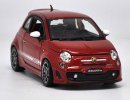 1:24 Scale Bburago White Diecast Fiat Abarth 500 Model