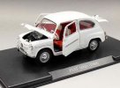 White 1:24 Scale Whitebox Diecast 1960 Fiat 600D Model