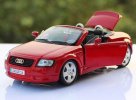 Red / Black 1:24 Scale Maisto Diecast Audi TT SPYDER Model