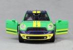 1:32 Green FIFA World Cup Diecast Mini Cooper COUNTRYMAN Toy