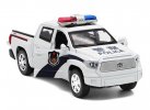 White 1:32 Scale Kids Police Die-Cast Toyota Tundra Pickup Toy