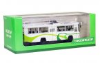 White 1:76 SK5105GP NO.8 Diecast Shanghai Trolley Bus Model