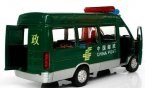 Kids 1:32 Scale Green China Post Iveco Bus Toy