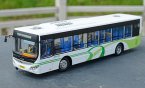 NO.732 White 1:43 Scale Diecast Yutong E12 City Bus Model