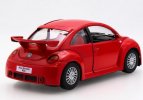 1:36 Silver / Black / Red / Blue Diecast VW New Beetle RSI Toy