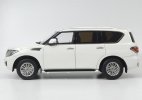 1:18 Scale White Diecast 2018 Nissan Patrol Y62 SUV Model