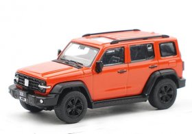 1:64 Scale Orange Diecast 2023 Tank 300 SUV Model