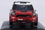Red 1:32 Scale Bburago Diecast Mini Cooper WRC Model