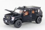 Kids 1:32 Scale Black Diecast George Patton SUV Toy