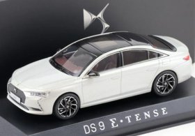 White 1:43 Scale NOREV Diecast 2021 DS 9 E-tense Model