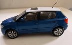 1:18 Scale Blue / Red / Orange Diecast Skoda Fabia Model