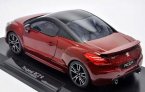 Wine Red 1:18 Scale Norev Diecast Peugeot RCZ R Model