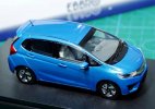 Blue / Silver 1:43 Scale Ebbro Diecast Honda Fit Hybrid Model