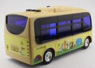 Kids Gray Plastics Electric School Bus Toy