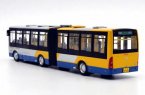 1:64 Scale NO.27 Diecast Jinghua Beijing Articulated Bus Model
