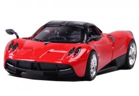 Blue / Red 1:24 Scale MotorMax Diecast Pagani Huayra Model