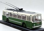 Blue / Green 1:43 Scale Diecast ZiU-5 Trolley Bus Model