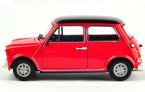 Welly 1:24 Yellow / Red Diecast Mini Cooper 1300 Model