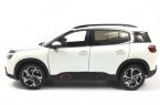 White / Orange 1:18 Scale Diecast Citroen C5 Aircross SUV Model