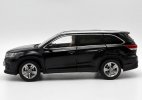 White / Black / Wine Red Diecast 2018 Toyota Highlander Model