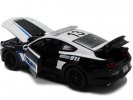 1:18 Scale Black-White Police Diecast 2015 Ford Mustang GT Model