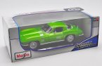 Green / Red 1:18 Maisto Diecast 1965 Chevrolet Corvette Model