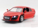 White / Orange / Green / Red / Yellow Diecast Audi R8 Car Toy