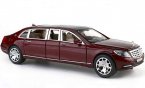 1:24 Black / Wine Red Diecast Mercedes-Benz Maybach S600 Toy