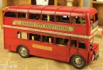 1:50 Scale Red Tinplate Made London Double Decker Bus Model