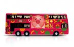 Kids Pink Diecast Hong Kong KMB B9TL Double Decker Bus Toy