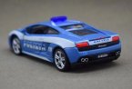 Blue 1:38 Police MaiSto Diecast Lamborghini Gallardo LP570-4