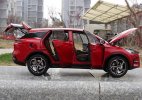 Red 1:18 Scale Diecast 2021 BYD Tang DM-i SUV Model